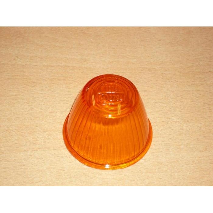 Amber (oranje) richtingaangever lens voorzijde (per stuk)
