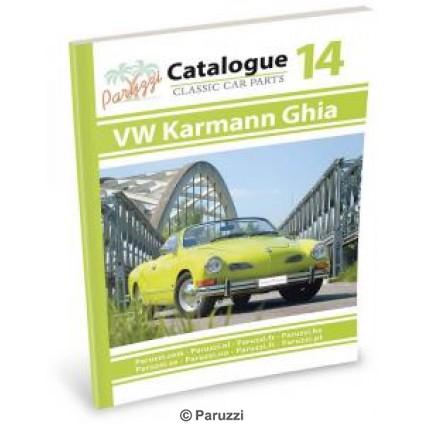 Printed Spare Parts catalog for the Karmann Ghia