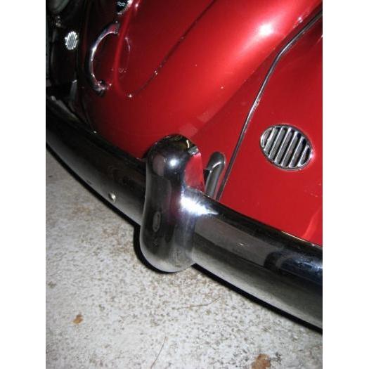 Chrome plated stainless steel bumper guards (per pair)