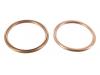 Paruzzi number: 4236 Inlet gaskets (per pair)
Type-1 engines 1200cc 1962 (engine nr. 6 916 251) and later 
Type-3 engines until 7.1962 

Specifications: 
Inner size: 28 mm 
Outer size: 34 mm 